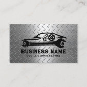 モバイル車の整備士メタルの自動修復 名刺 (正面)