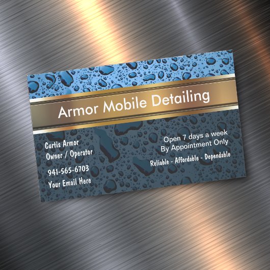 モバイル車の詳細のビジネスマグネット マグネット名刺