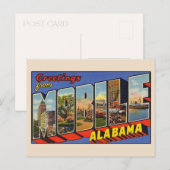モバイル・アラバマからのグリーティングカード 手紙 ポストカード (正面/裏面)