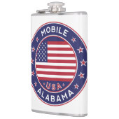 モバイル，アラバマ フラスク (左)