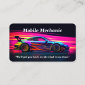 モバイル/オンサイトカー修理名刺 名刺 (正面)