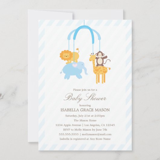 モバイル |少年 招待状 (正面)