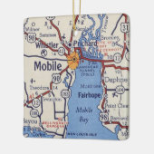 モバイルALヴィンテージマップ セラミックオーナメント (左)
