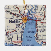 モバイルALヴィンテージマップ セラミックオーナメント (正面)
