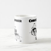 モバイルDJへのギフト 名前入り コーヒーマグカップ (中央)