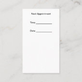 モバイルPetグルーミングアポイントメントカード 名刺 (裏面)