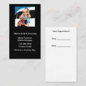 モバイルPetグルーミングアポイントメントカード 名刺 (正面/裏面)