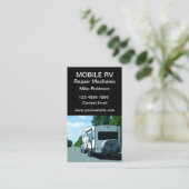 モバイルRVオートホーム修理整備士 名刺 (スタンド正面)