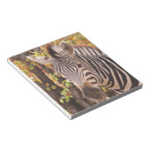 モパストライプのニの森の写真に閉じ込めたゼブラ ノートパッド (アングル)