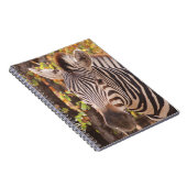 モパストライプのニの森の写真に閉じ込めたゼブラ ノートブック (右側)