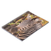 モパストライプのニの森の写真に閉じ込めたゼブラ ノートブック (左側)