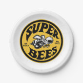 モパーおもしろいビーすごい紙プレート ペーパープレート (正面)