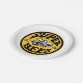 モパーおもしろいビーすごい紙プレート ペーパープレート (アングル)