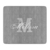 モパーソナライズされたノグラエレガントス切断板 カッティングボード (正面)