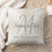 モパーソナライズされたノグラ結婚ム枕 クッション (ブランケット)