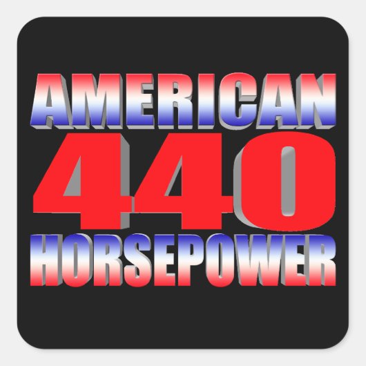 モパー440ドッジ スクエアシール (正面)