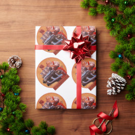 モパーXマスクリスマス ラッピングペーパー