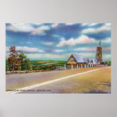 モヒカンのトレイル進入点展望台 ポスター (正面)