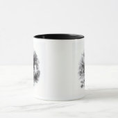 「モヒカンの最後からのイラストレーション マグカップ (中央)