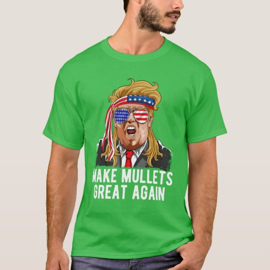 モヒカンを偉大に復活させろ 2020 レトロ Tシャツ (正面)