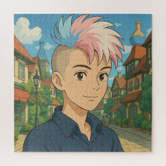 モヒカン アニメ人物 トランスジェンダー | LGBTQIA+ ジグソーパズル