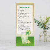 モヒトカクテルレシピ招待状 (スタンド正面)