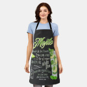 モヒトカクテルレシピ エプロン (着用した状態)