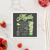 モヒトカクテルレシピ スタンダードカクテルナプキン (インサイチュ)