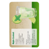 モヒトカクテルレシピ マグネット (縦)