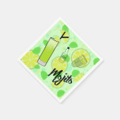 モヒトカクテル スタンダードカクテルナプキン (角)