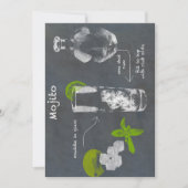 モヒトカクテル 招待状 (正面)