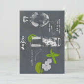 モヒトカクテル 招待状 (スタンド正面)