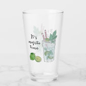 モヒトサマーカクテルドリンク タンブラーグラス (裏面)