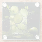 モヒトスプラッシュ ガラスコースター (裏面)