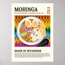 モヒンガ 伝統的なミャンマーの魚のヌードル スープ