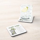 モヒートのレシピ コースター (右側)