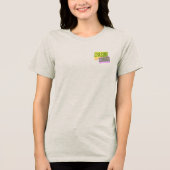 モヒートカクテル水彩アート トライブレンドTシャツ (正面)