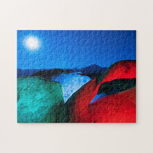 モビウスアーチ&ロック |アラバマ・ヒルズ,カリフォルニア ジグソーパズル (横)