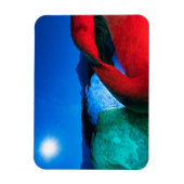 モビウスアーチ&ロック |アラバマ・ヒルズ,カリフォルニア マグネット (縦)