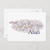 モビーディック最後の章の卒業はがき ポストカード (正面/裏面)