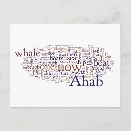 モビーディック最後の章の卒業はがき ポストカード (正面)