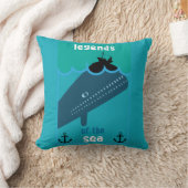 モビーディック海ファンタジー |おもしろい海と海サービン クッション (ブランケット)