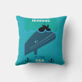 モビーディック海ファンタジー |おもしろい海と海サービン クッション (裏面)