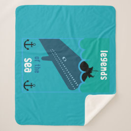 モビーディック海ファンタジー |おもしろい海と海サービン シェルパブランケット