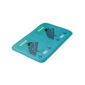 モビーディック海ファンタジー |おもしろい海と海サービン バスマット (アングル)