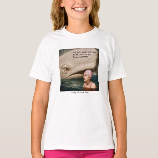 モビー・ディックとジェーン Tシャツ (正面)