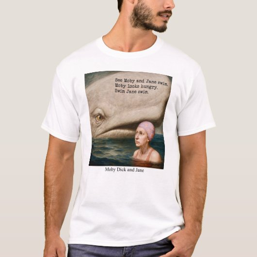 モビー・ディックとジェーン Tシャツ (正面)
