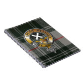 モファットタータンチェック&バッジ ノートブック (右側)