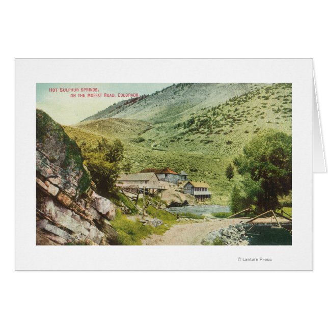 モファットロードの熱い硫黄春のビュー (正面横)