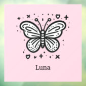 モフモフの赤ちゃんバッファロー - かわいい農場の動物 ウィンドウサイン (シート3)